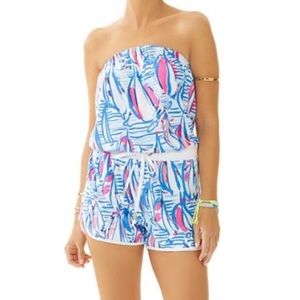 Lilly Pulitzer Dixon Romper, Red Right Return